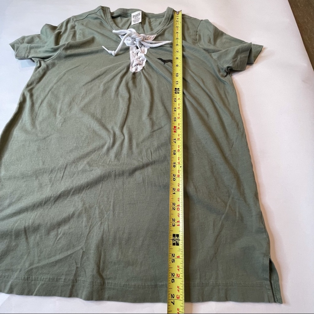Victoria’s Secret Pink lace up t shirt medium - Picture 7 of 7